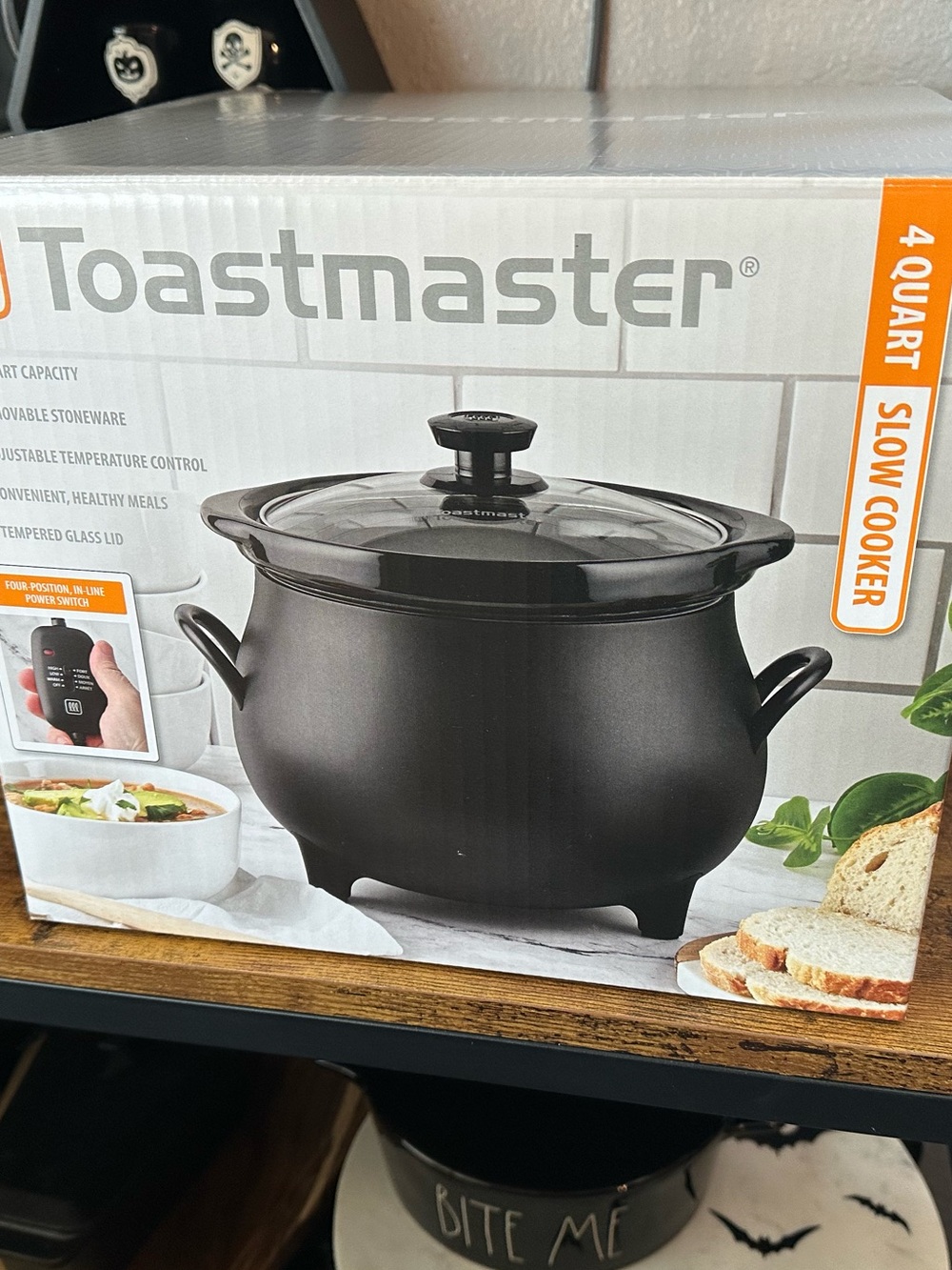 Toastmaster 4qt Cauldron Slow Cooker